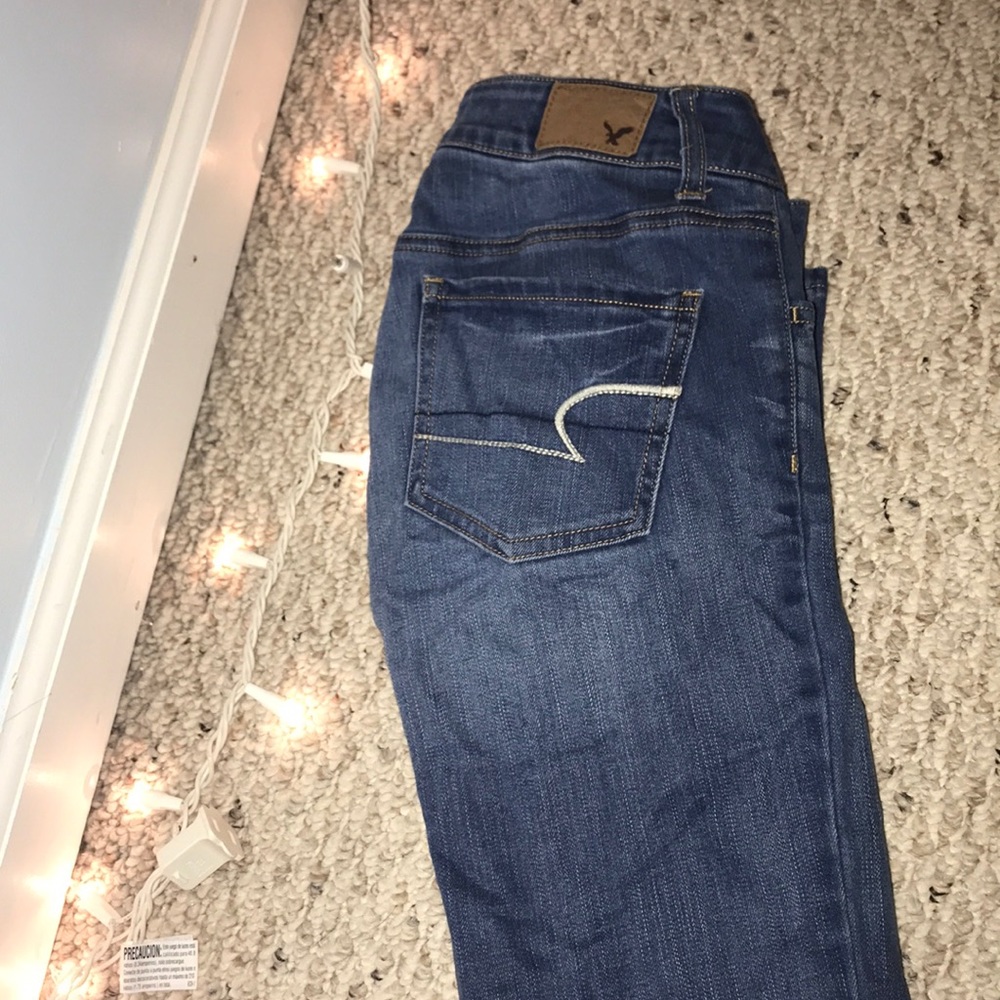 size 0 american eagle jeans